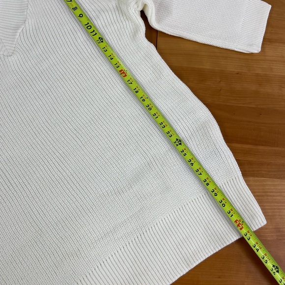 Topshop NWOT oversized knit Vneck mini sweater dress medium 8-10 - Picture 10 of 11
